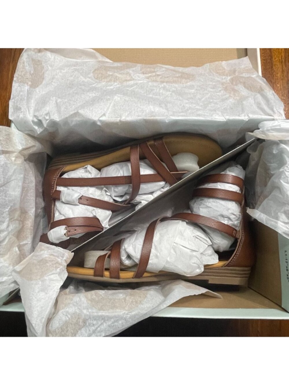 SO® Strappy Gladiator Women's Sandals, Size 6, New - Picture 7 of 10